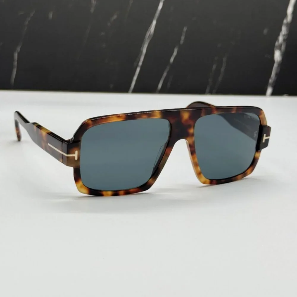 NEW TOM FORD CAMDEN TF933 53V SUNGLASSES MEN HAVANA AVIATOR EYEWEAR FT0933/S